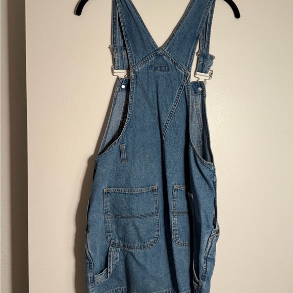 No Boundaries Classic Blue Denim Overalls - Picture 3 of 3